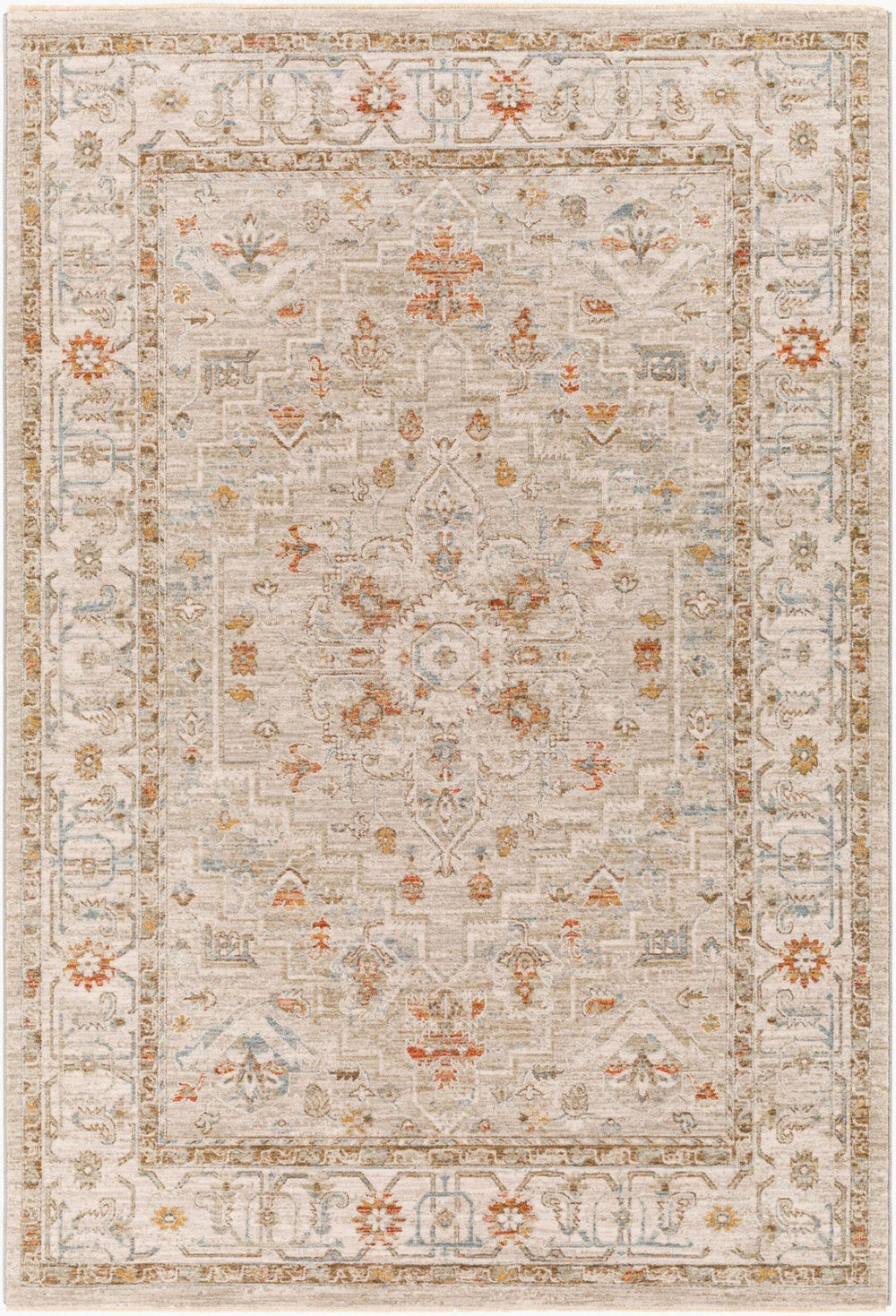 Livabliss Avant Garde Traditional Medallion Area Rug Machine Woven Polypropylene Formal Living Room Sage, Olive 10' x 13'11" AVT2314-1014