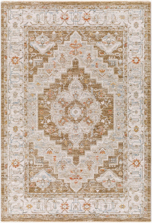 Livabliss Avant Garde Medallion Area Rug Turkish Woven Polypropylene for Large Living Rooms Olive, Sage 10' x 13'11" AVT2315-1014