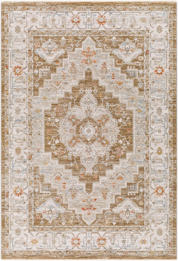 Livabliss Avant Garde Medallion Area Rug Turkish Woven Polypropylene for Large Living Rooms Olive, Sage 10' x 13'11" AVT2315-1014