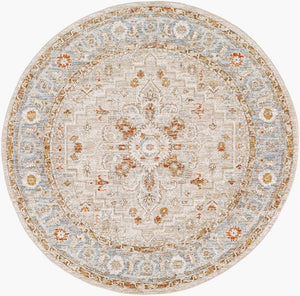 Livabliss Avant Garde Geometric Machine Woven Area Rug with Fringe for Large Living Rooms Sage, Olive 5'3" x 5'3" AVT2316-53RD