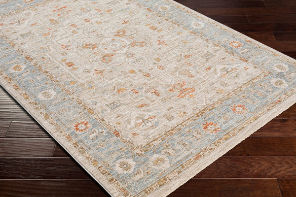 Livabliss Avant Garde Geometric Machine Woven Area Rug with Fringe for Large Living Rooms Sage, Olive 6'7" x 6'7" AVT2316-67RD