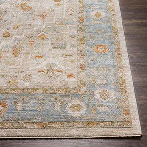 Livabliss Avant Garde Geometric Machine Woven Area Rug with Fringe for Large Living Rooms Sage, Olive 6'7" x 6'7" AVT2316-67RD