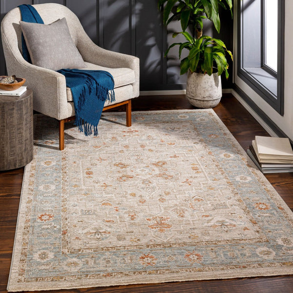 Livabliss Avant Garde Geometric Machine Woven Area Rug with Fringe for Large Living Rooms Sage, Olive 6'7" x 9'6" AVT2316-6796