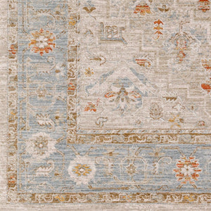 Livabliss Avant Garde Geometric Machine Woven Area Rug with Fringe for Large Living Rooms Sage, Olive 6'7" x 6'7" AVT2316-67RD