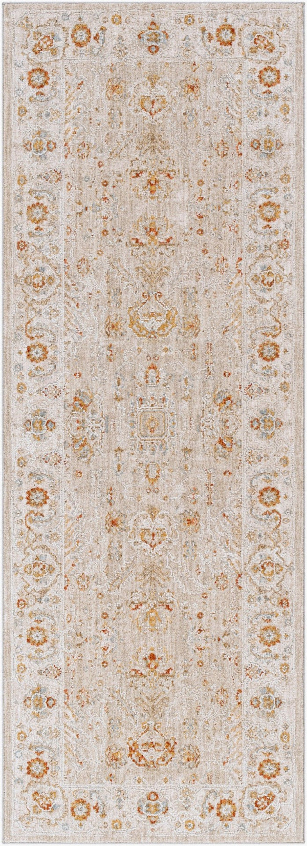 Livabliss Avant Garde Traditional Fringe Area Rug Polypropylene Blend for Living Dining Rooms Sage, Olive 2'7" x 7'3" AVT2319-2773