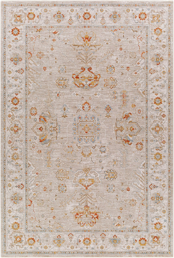 Livabliss Avant Garde Traditional Fringe Area Rug Polypropylene Blend for Living Dining Rooms Sage, Olive 6'7" x 9'6" AVT2319-6796
