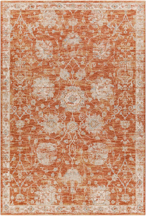 Livabliss Avant Garde Large Machine Woven Polypropylene Rug with Fringe for Living Dining Rooms Rust, Olive 6'7" x 9'6" AVT2321-6796