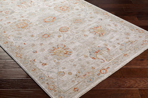 Livabliss Avant Garde Traditional Geometric Machine Woven Polypropylene Rug with Fringe Border Rust, Mustard 2'7" x 3'11" AVT2323-274