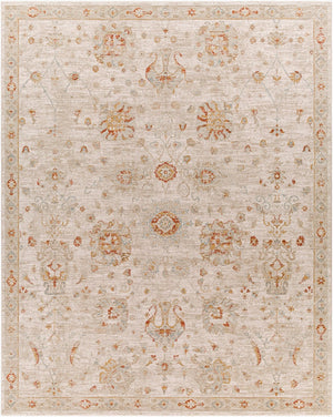 Livabliss Avant Garde Traditional Geometric Machine Woven Polypropylene Rug with Fringe Border Rust, Mustard 7'10" x 10'2" AVT2323-710103
