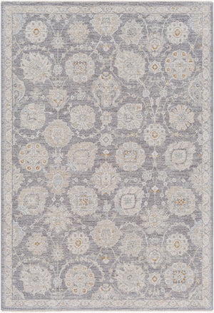 Livabliss Avant Garde Traditional Area Rug with High Low Pile Fringe Detail for Formal Living Rooms Denim, Dusty Sa 5' x 7'5" AVT2336-575
