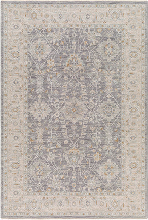 Livabliss Avant Garde Machine Woven Polypropylene Area Rug with Fringe for Living Room Denim, Dusty Sa 5' x 7'5" AVT2338-575