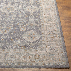 Livabliss Avant Garde Machine Woven Polypropylene Area Rug with Fringe for Living Room Denim, Dusty Sa 5' x 7'5" AVT2338-575