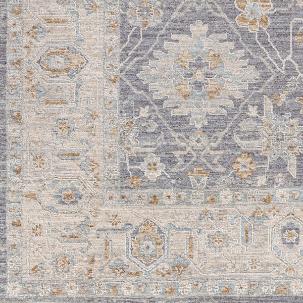 Livabliss Avant Garde Machine Woven Polypropylene Area Rug with Fringe for Living Room Denim, Dusty Sa 5' x 7'5" AVT2338-575