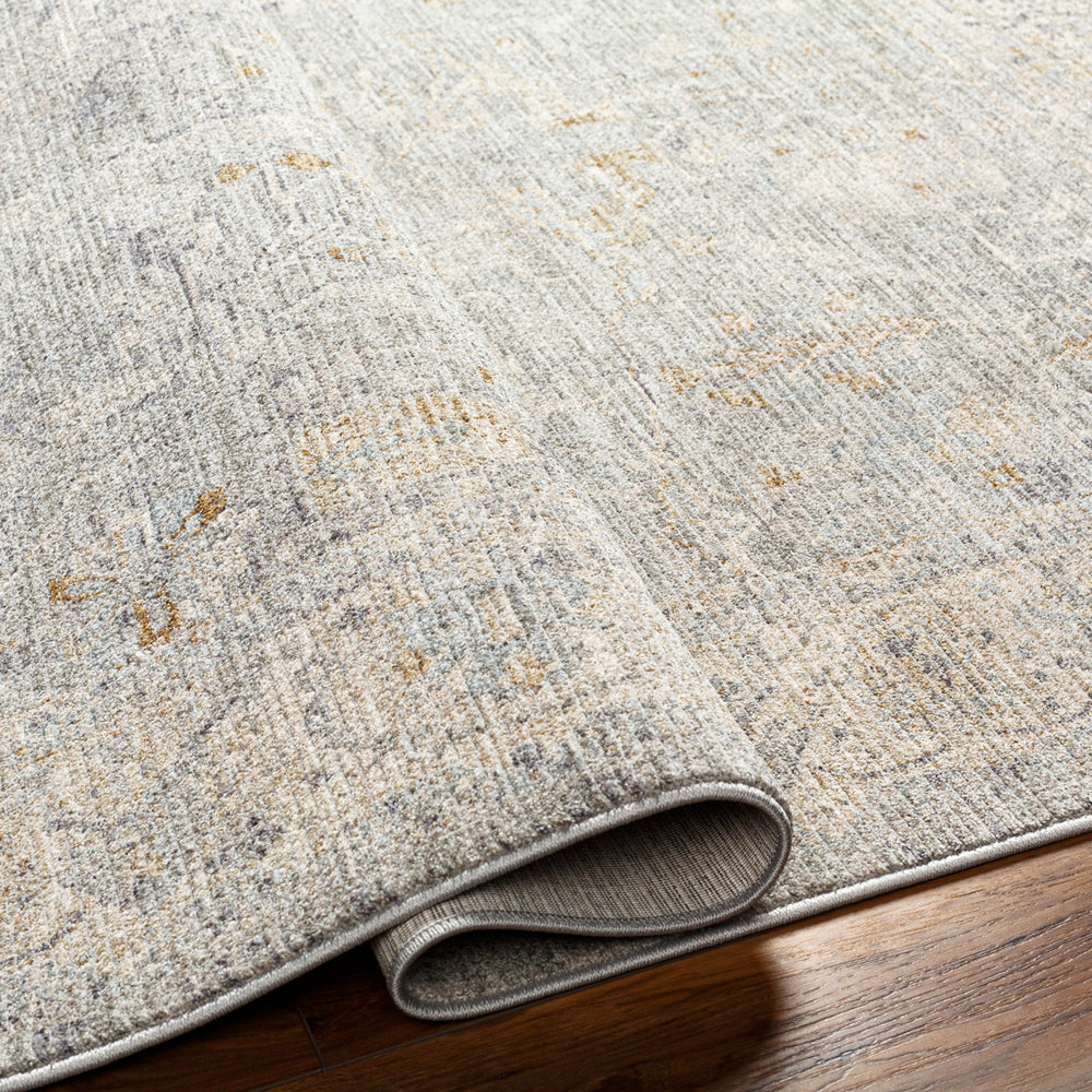 Avant Garde AVT-2339 9' x 12'2" Machine Woven Rug AVT2339-9122  Charcoal, Brown, Medium Gray Surya