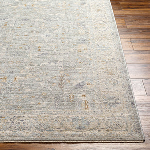 Livabliss Avant Garde Machine Woven Polyester Area Rug with Fringe Heritage Patterning for Large Rooms Charcoal, Brown 2' x 2'11" AVT2339-23
