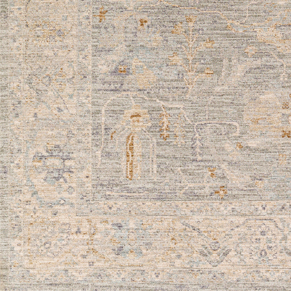 Avant Garde AVT-2339 9' x 12'2" Machine Woven Rug AVT2339-9122  Charcoal, Brown, Medium Gray Surya