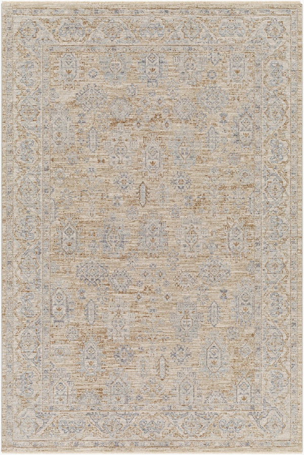 Livabliss Avant Garde Traditional Fringe Area Rug Polyester High Low Pile for Large Rooms Dusty Sage, Med 10' x 13'11" AVT2340-1014