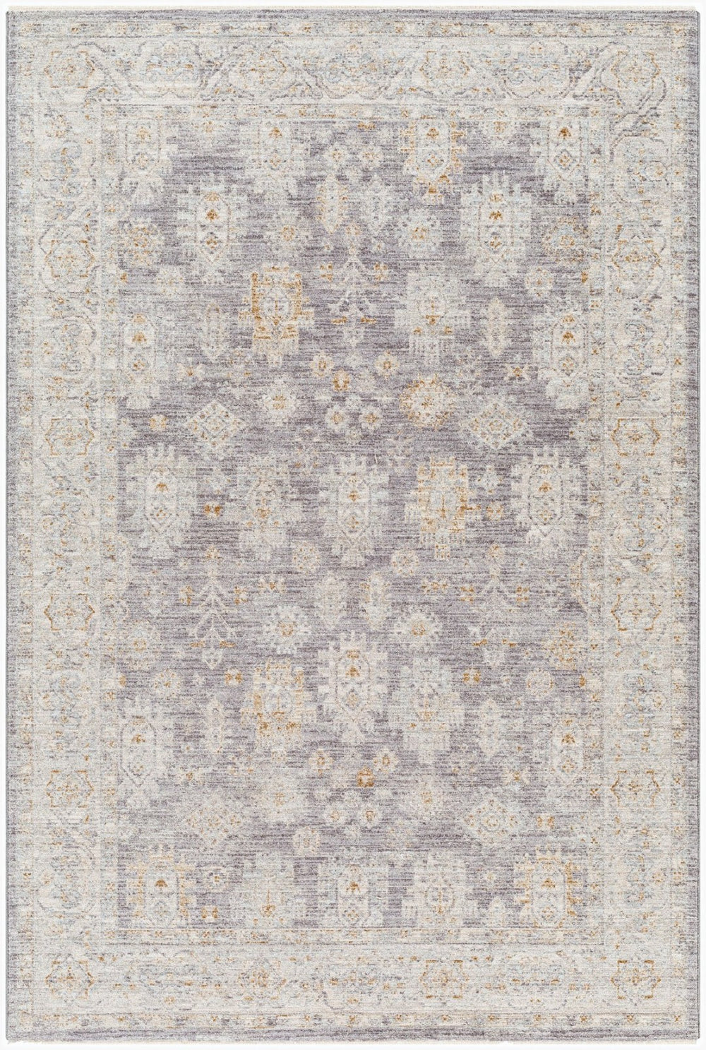 Livabliss Avant Garde Turkish Woven Traditional Medallion Area Rug with Fringe for Living Rooms Deep Teal, Dust 9' x 12'2" AVT2341-9122
