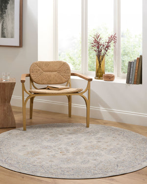 Livabliss Avant Garde Persian Style Polyester Area Rug with Fringe for Living Room Floors Charcoal, Deep 7'10" x 7'10" AVT2342-710RD