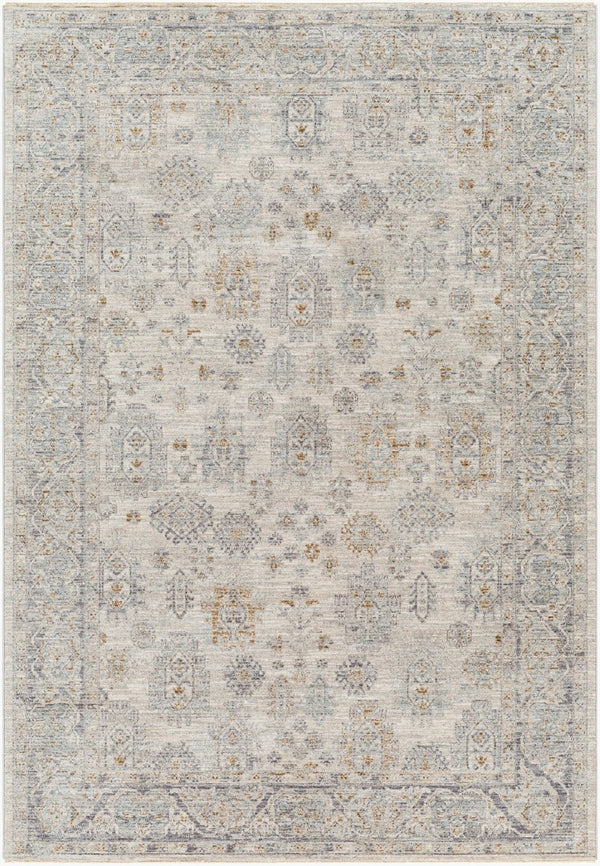 Livabliss Avant Garde Persian Style Polyester Area Rug with Fringe for Living Room Floors Charcoal, Deep 12' x 15' AVT2342-1215