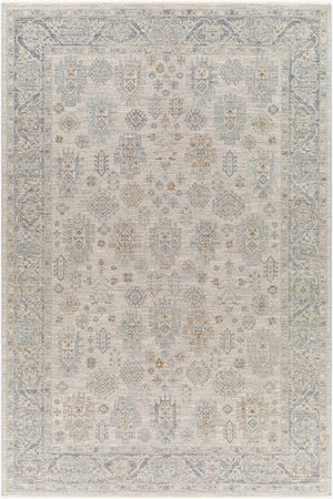 Livabliss Avant Garde Persian Style Polyester Area Rug with Fringe for Living Room Floors Charcoal, Deep 6'7" x 9'6" AVT2342-6796