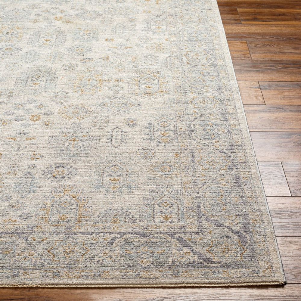 Livabliss Avant Garde Persian Style Polyester Area Rug with Fringe for Living Room Floors Charcoal, Deep 12' x 15' AVT2342-1215