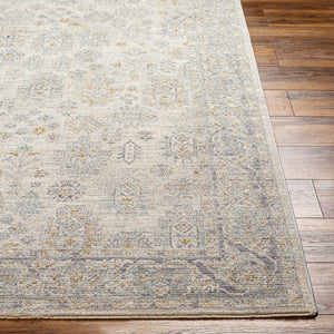 Livabliss Avant Garde Persian Style Polyester Area Rug with Fringe for Living Room Floors Charcoal, Deep 12' x 15' AVT2342-1215