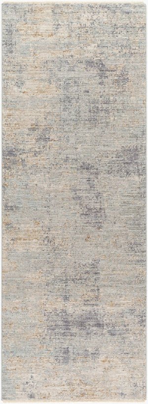Livabliss Avant Garde Geometric Polyester Area Rug with Fringe Border for Living and Dining Rooms Charcoal, Mediu 2'7" x 7'3" AVT2345-2773