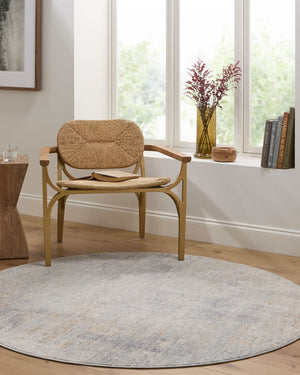 Livabliss Avant Garde Geometric Polyester Area Rug with Fringe Border for Living and Dining Rooms Charcoal, Mediu 5'3" x 5'3" AVT2345-53RD