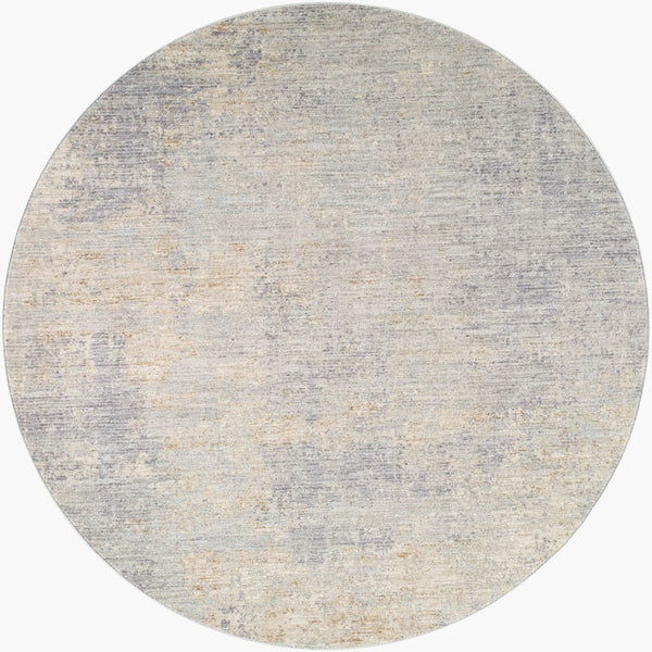 Livabliss Avant Garde Geometric Polyester Area Rug with Fringe Border for Living and Dining Rooms Charcoal, Mediu 5'3" x 5'3" AVT2345-53RD