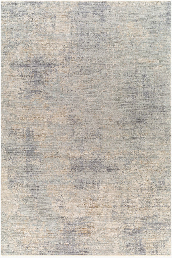 Livabliss Avant Garde Geometric Polyester Area Rug with Fringe Border for Living and Dining Rooms Charcoal, Mediu 6'7" x 9'6" AVT2345-6796