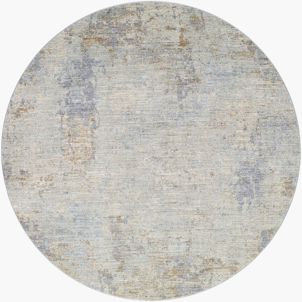 Livabliss Avant Garde Geometric Polyester Area Rug with Fringe Border for Living Rooms Charcoal, Deep 7'10" x 7'10" AVT2346-710RD