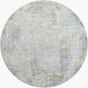 Livabliss Avant Garde Geometric Polyester Area Rug with Fringe Border for Living Rooms Charcoal, Deep 6'7" x 6'7" AVT2346-67RD