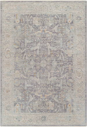 Avant Garde AVT-2347 9' x 12'2" Machine Woven Rug AVT2347-9122  Deep Teal, Charcoal, Medium Gray Surya