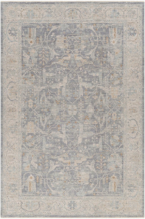 Livabliss Avant Garde Heritage Fringe Area Rug Plush Polyester Pile Living Room Accent Deep Teal, Char 6'7" x 9'6" AVT2347-6796