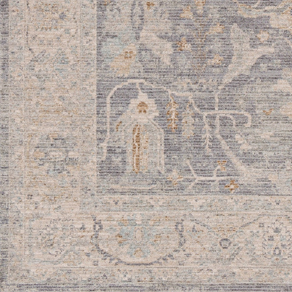 Livabliss Avant Garde Heritage Fringe Area Rug Plush Polyester Pile Living Room Accent Deep Teal, Char 2'7" x 3'11" AVT2347-274