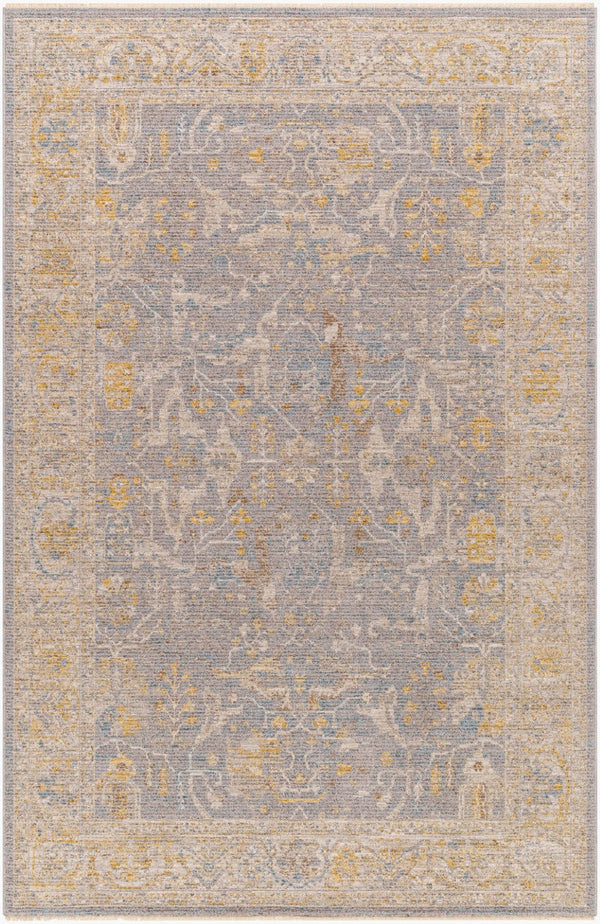 Livabliss Avant Garde Plush Polyester Area Rug with Fringe for Large Living and Dining Rooms Medium Gray, Ta 12' x 15' AVT2349-1215