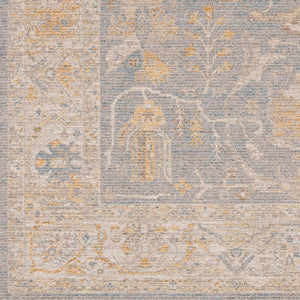 Avant Garde AVT-2349 9' x 12'2" Machine Woven Rug AVT2349-9122  Medium Gray, Taupe, Charcoal, Mustard Surya