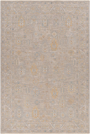 Avant Garde AVT-2352 6'7" x 9'6" Machine Woven Rug AVT2352-6796  Taupe, Medium Gray, Tan, Charcoal Surya