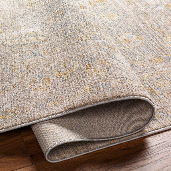 Avant Garde AVT-2352 9' x 12'2" Machine Woven Rug AVT2352-9122  Taupe, Medium Gray, Tan, Charcoal Surya