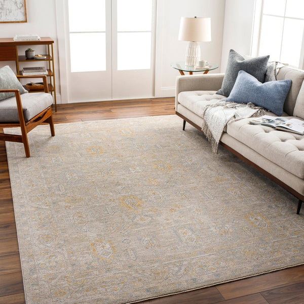 Livabliss Avant Garde Traditional Fringe Area Rug Woven Polyester for Formal Living Rooms Taupe, Medium G 10' x 13'11" AVT2352-1014