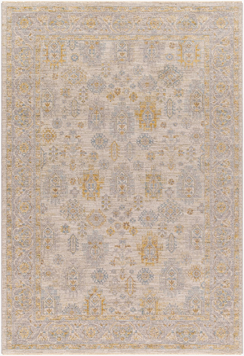 Livabliss Avant Garde Traditional Fringe Area Rug Polyester Woven Living Room Floor Accent Medium Gray, Ta 10' x 13'11" AVT2353-1014