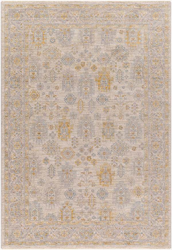 Livabliss Avant Garde Traditional Fringe Area Rug Polyester Woven Living Room Floor Accent Medium Gray, Ta 10' x 13'11" AVT2353-1014