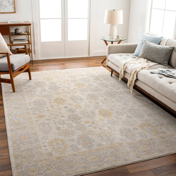 Livabliss Avant Garde Traditional Fringe Area Rug Polyester Woven Living Room Floor Accent Medium Gray, Ta 10' x 13'11" AVT2353-1014