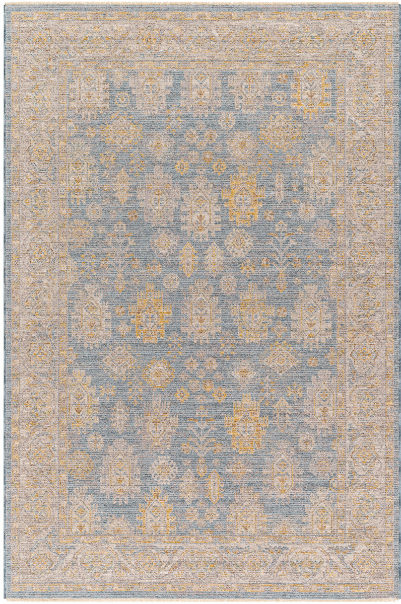 Avant Garde AVT-2354 9' x 12'2" Machine Woven Rug AVT2354-9122  Charcoal, Medium Gray, Taupe, Tan Surya