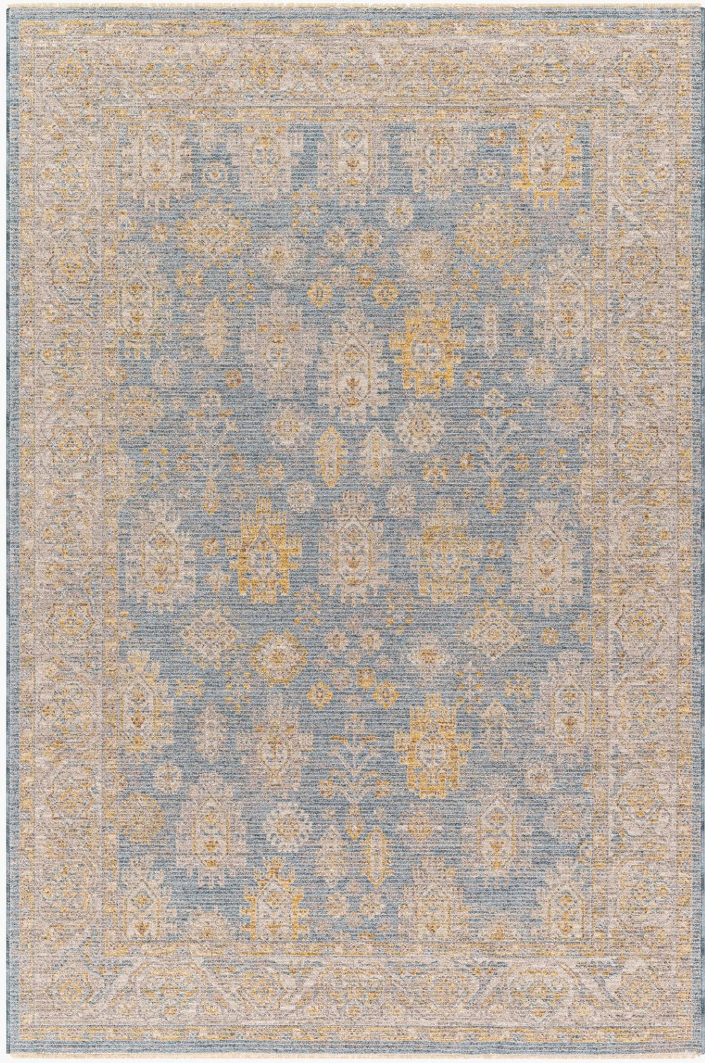 Livabliss Avant Garde Traditional Fringe Runner Rug Polyester Woven Hallway Entryway Accent Charcoal, Mediu 2'7" x 10' AVT2354-2710