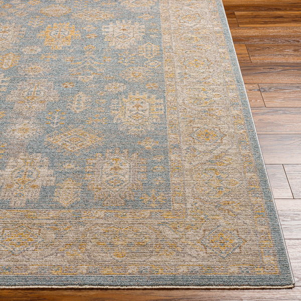 Avant Garde AVT-2354 9' x 12'2" Machine Woven Rug AVT2354-9122  Charcoal, Medium Gray, Taupe, Tan Surya