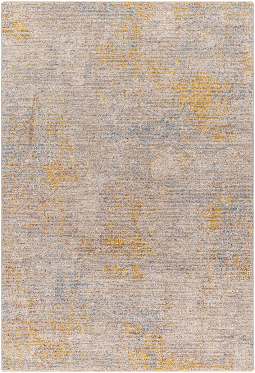 Avant Garde AVT-2355 9' x 12'2" Machine Woven Rug AVT2355-9122  Taupe, Medium Gray, Tan, Charcoal Surya