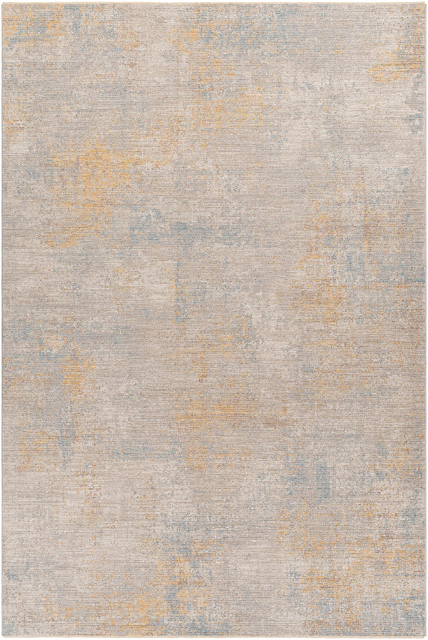 Avant Garde AVT-2355 6'7" x 9'6" Machine Woven Rug AVT2355-6796  Taupe, Medium Gray, Tan, Charcoal Surya