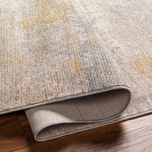 Avant Garde AVT-2355 9' x 12'2" Machine Woven Rug AVT2355-9122  Taupe, Medium Gray, Tan, Charcoal Surya
